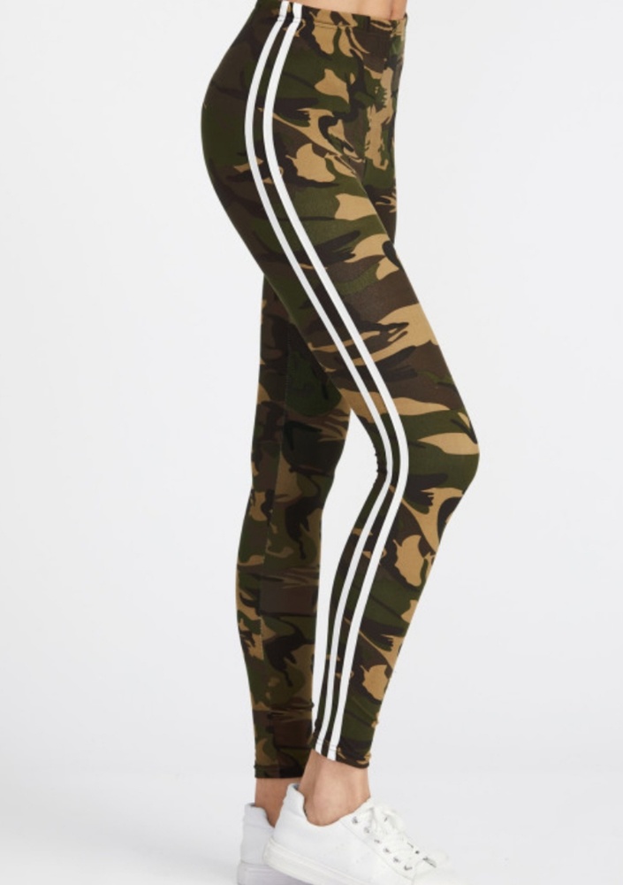 Camo Print Leggings - Picture 2 of 4
